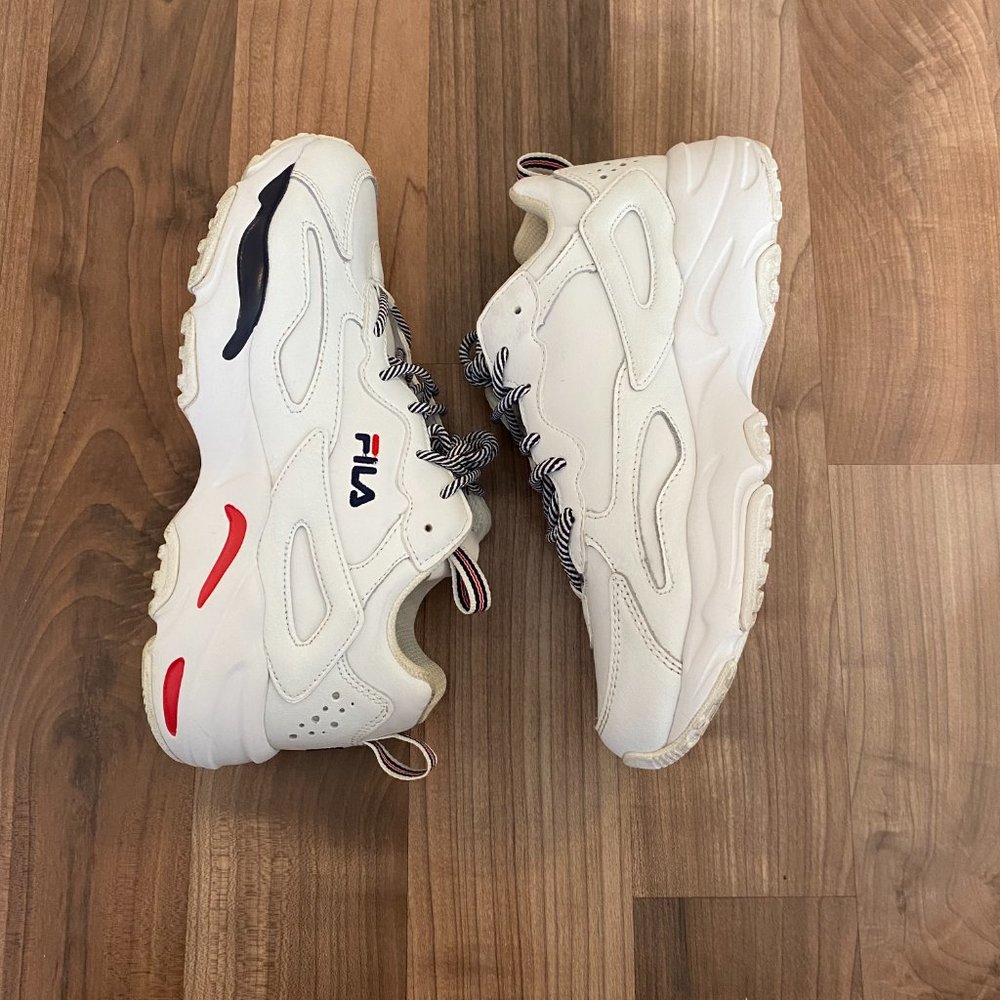 FILA Womens Ray Tracer White Running Shoes Sneakers Size 8.5 Excellent Condition - Picture 10 of 10
